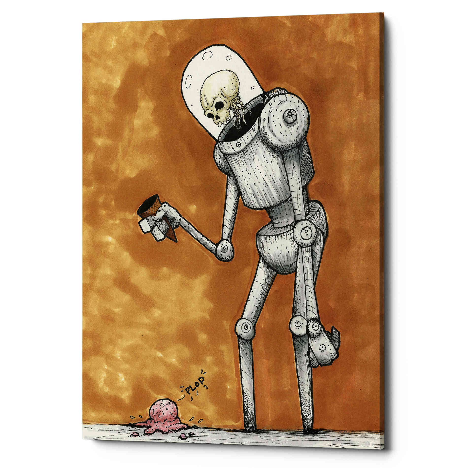 'Puh-lop' by Craig Snodgrass, Canvas Wall Art