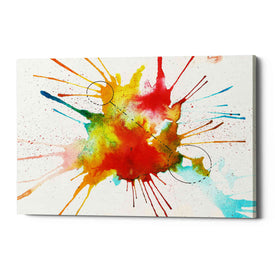 'Watercolor Splat' by Craig Snodgrass, Canvas Wall Art