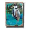 'Marsh Heron' by Stellar Design Studio, Canvas Wall Art,Size B Portrait