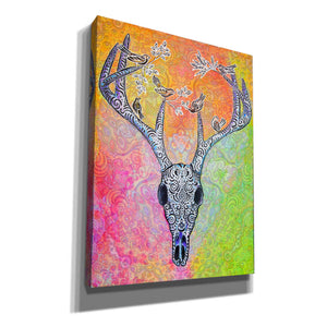 'Skull and Bird' by Surma and Guillen, Canvas Wall Art,Size B Portrait