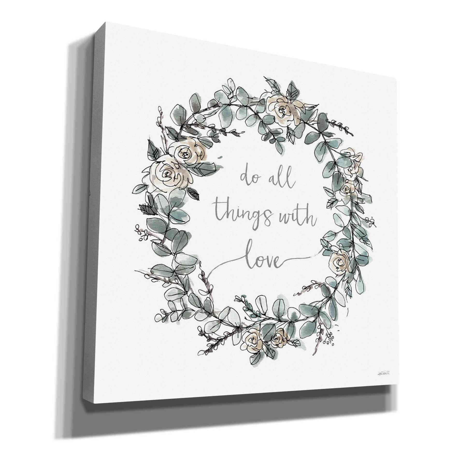 'Modern Farmhouse VI on White' by Anne Tavoletti, Canvas Wall Art