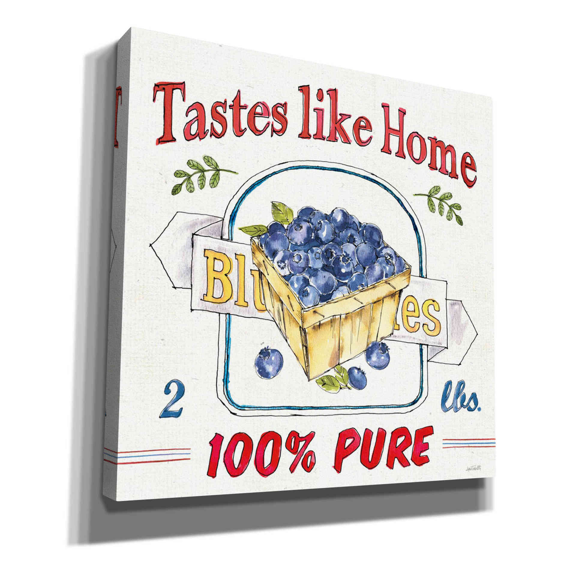 'Fruit Stand IV' by Anne Tavoletti, Canvas Wall Art