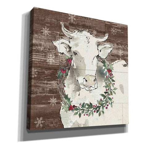 Image of 'Modern Farmhouse XII Walnut' by Anne Tavoletti, Canvas Wall Art