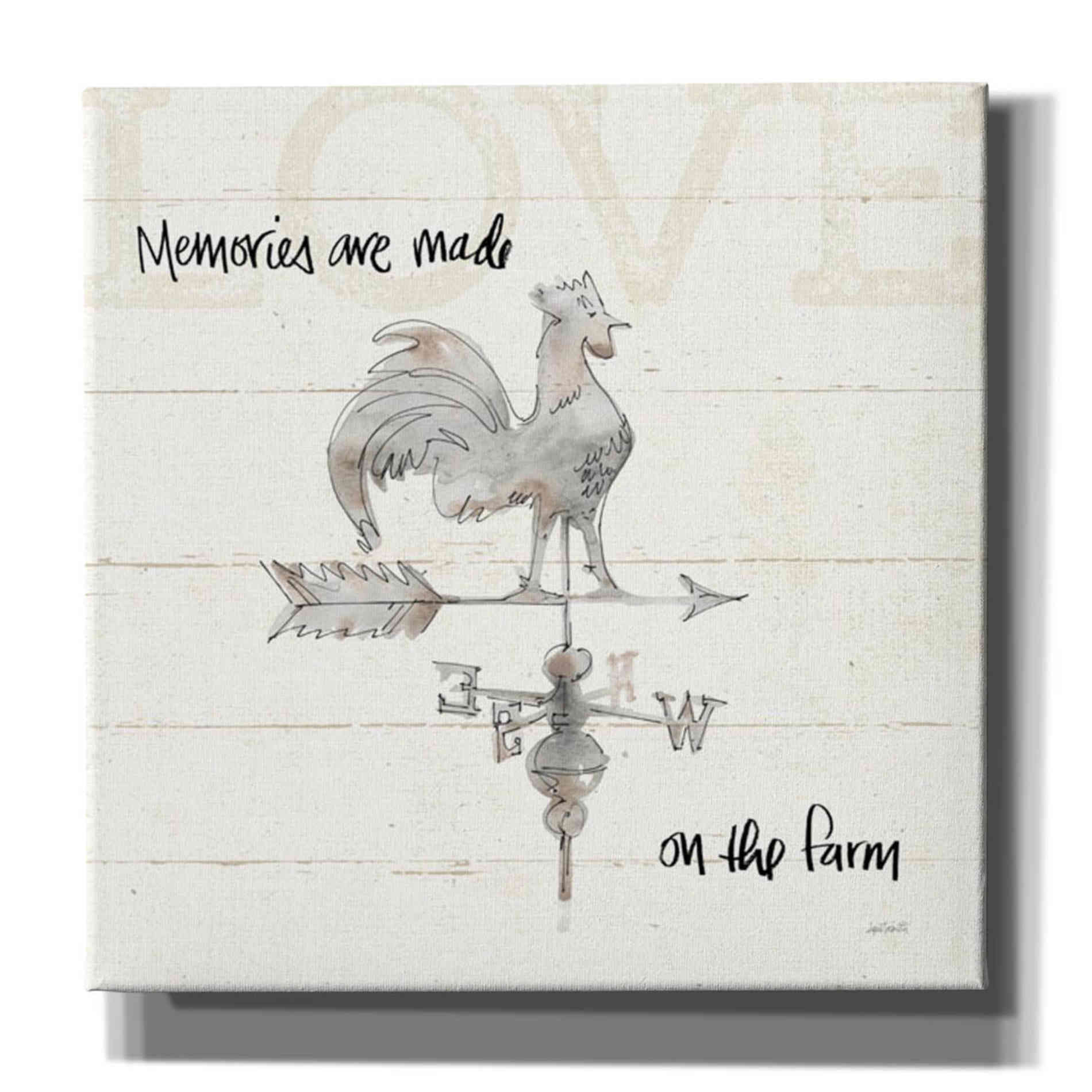 'Farm Memories V' by Anne Tavoletti, Canvas Wall Art