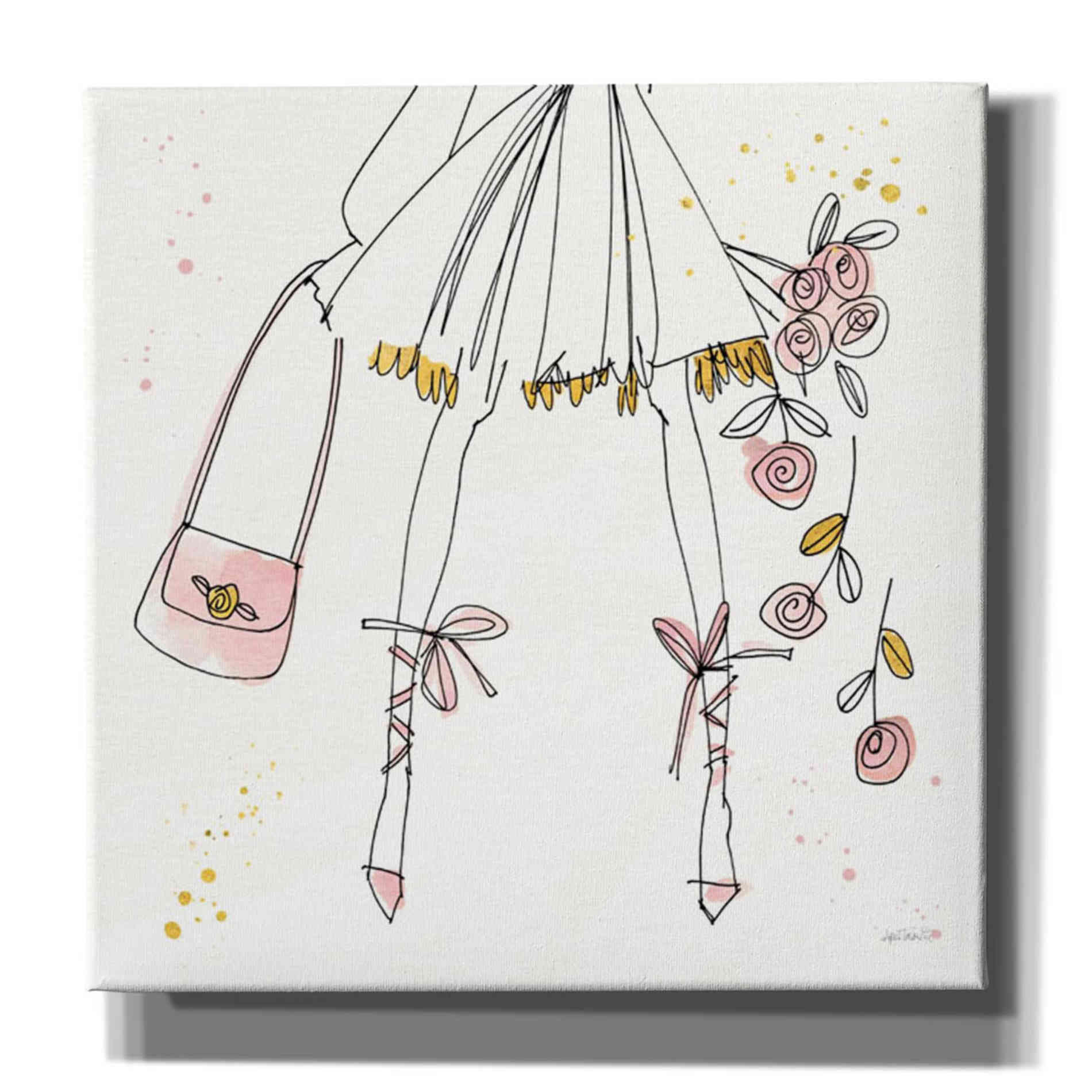 'Fashion Feet IV' by Anne Tavoletti, Canvas Wall Art