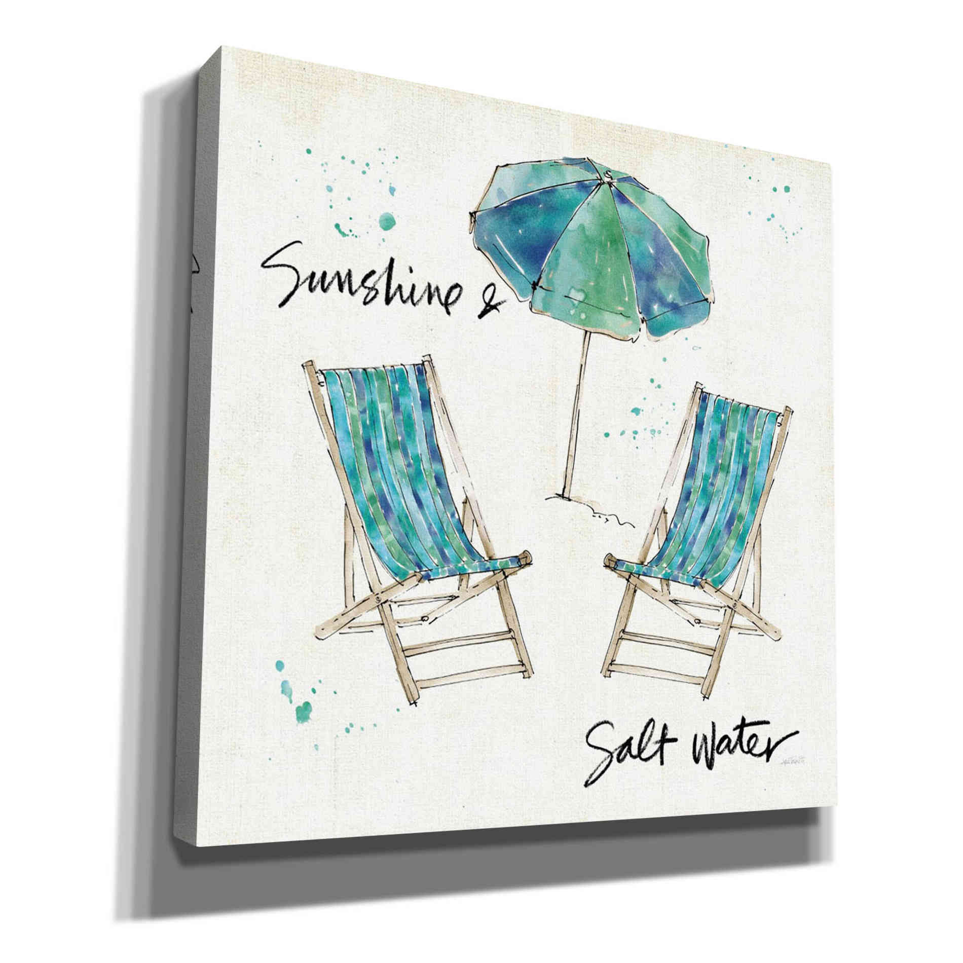 'Beach Divas Life' by Anne Tavoletti, Canvas Wall Art