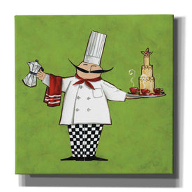 'Cafe Chef in Color' by Anne Tavoletti, Canvas Wall Art