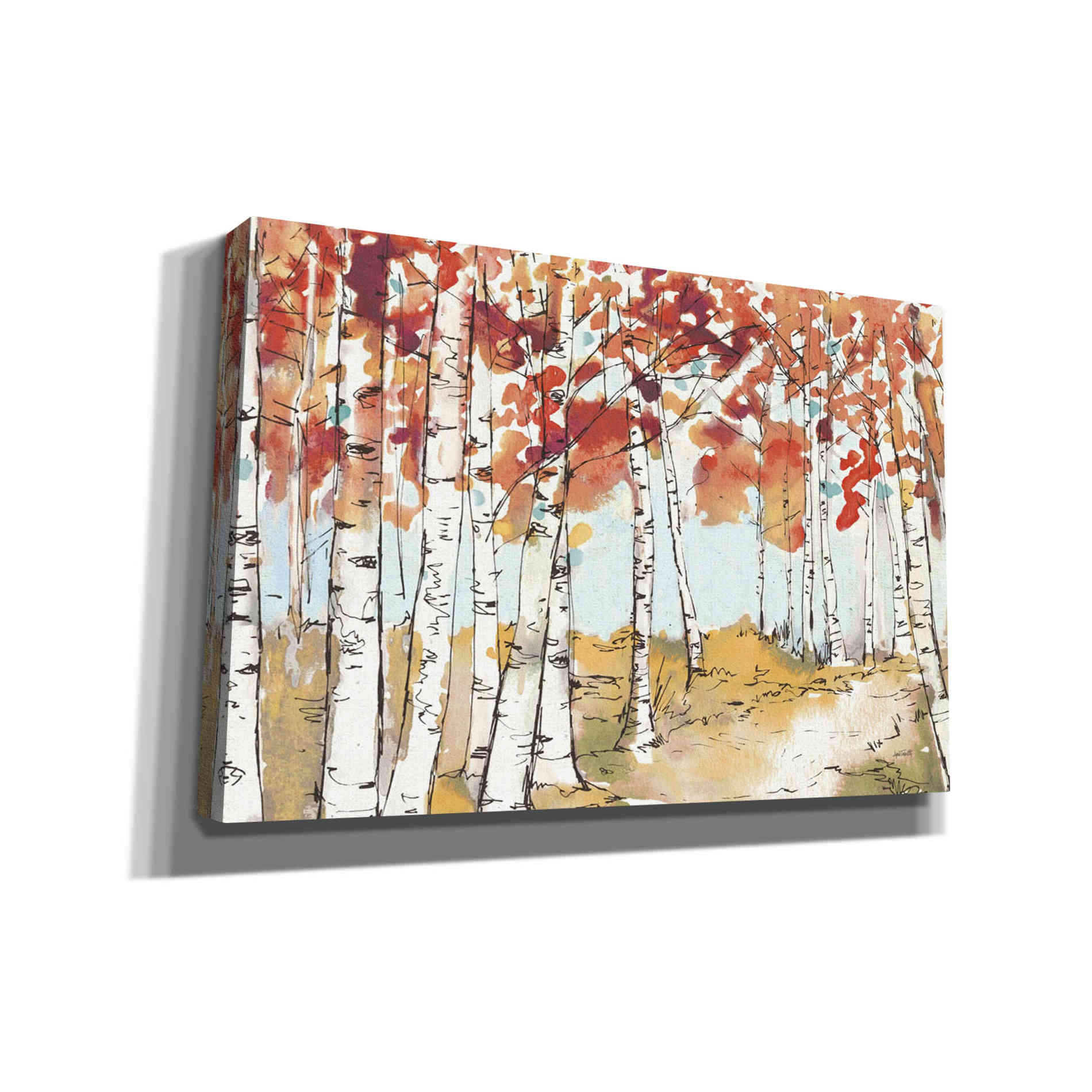 'Festive Foliage X' by Anne Tavoletti, Canvas Wall Art
