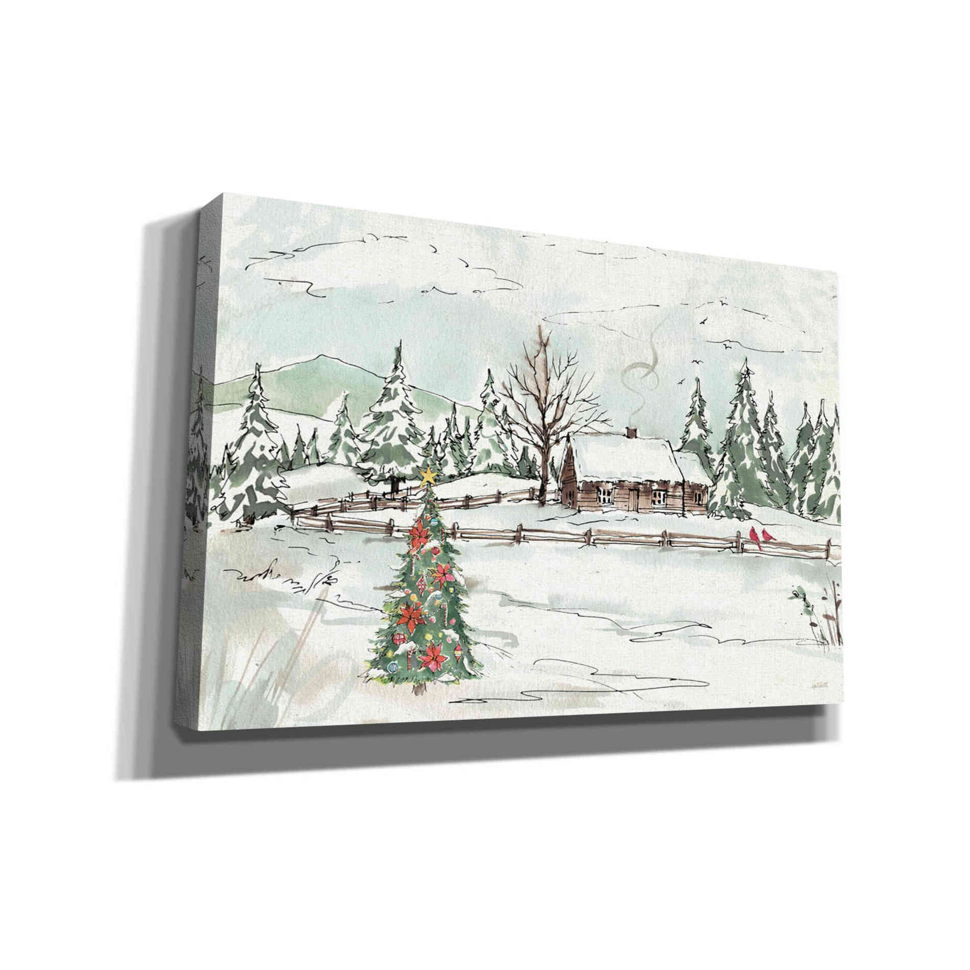 'Seasonal Charm X' by Anne Tavoletti, Canvas Wall Art