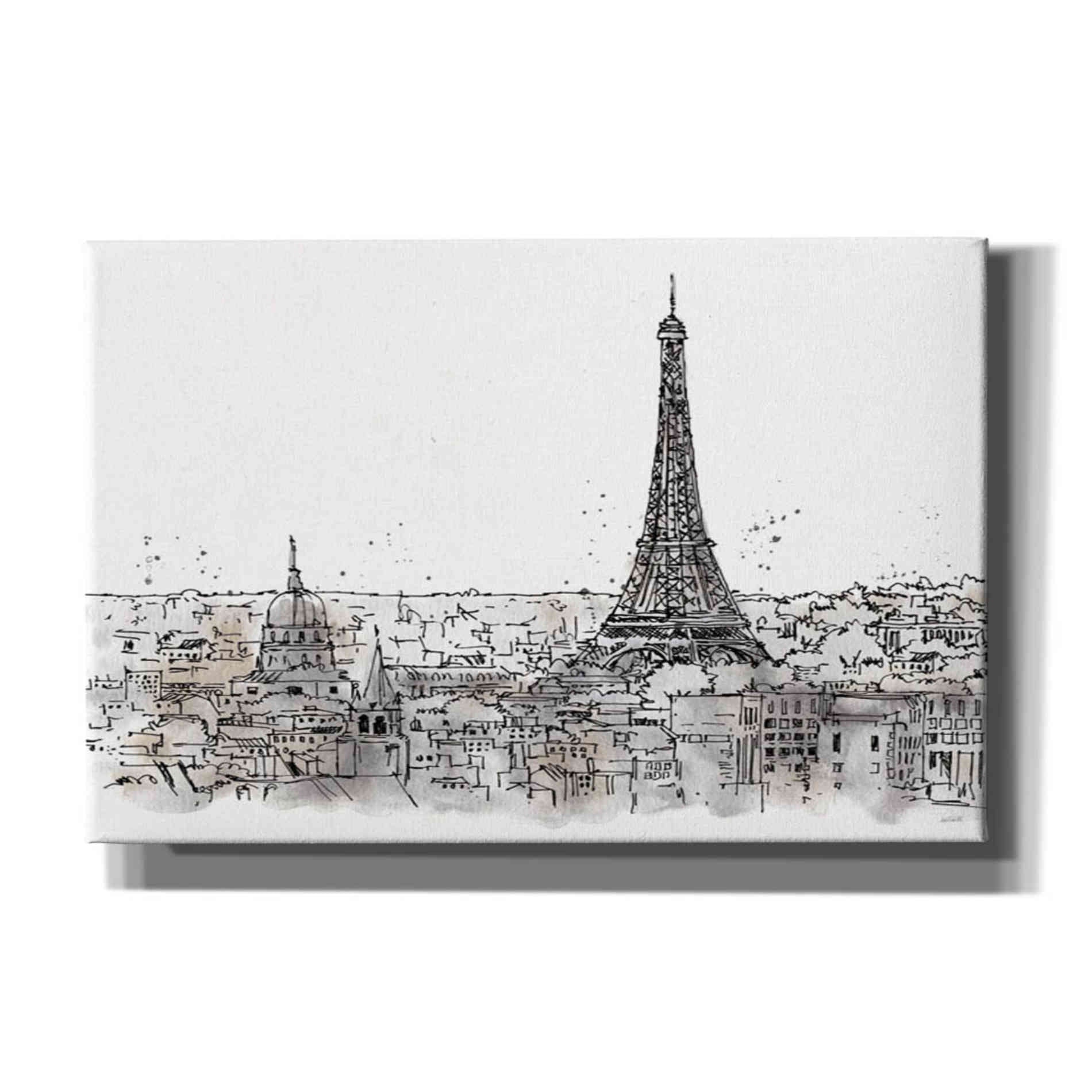 'Skyline Sketches II' by Anne Tavoletti, Canvas Wall Art