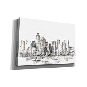 'Skyline Sketches III' by Anne Tavoletti, Canvas Wall Art