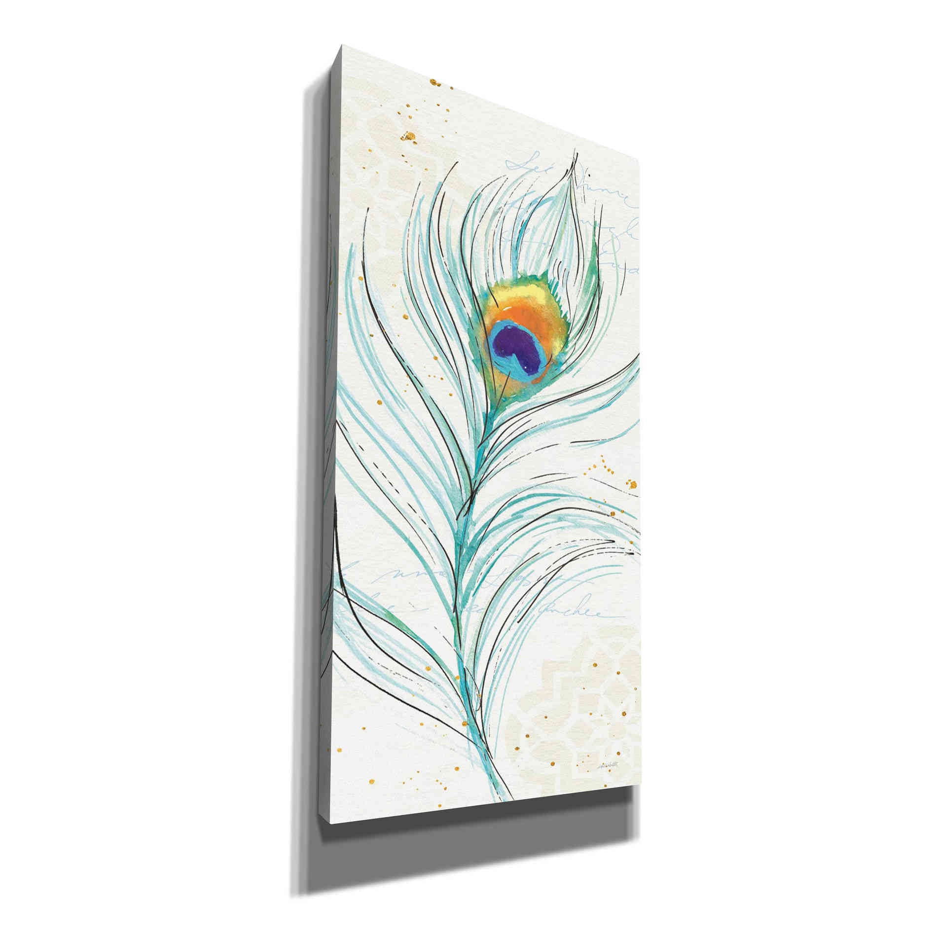 'Peacock Garden V' by Anne Tavoletti, Canvas Wall Art