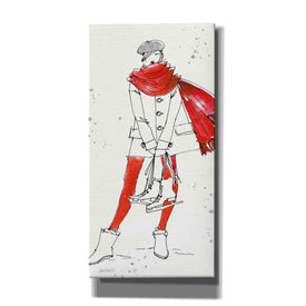'Winter Fashion IV' by Anne Tavoletti, Canvas Wall Art