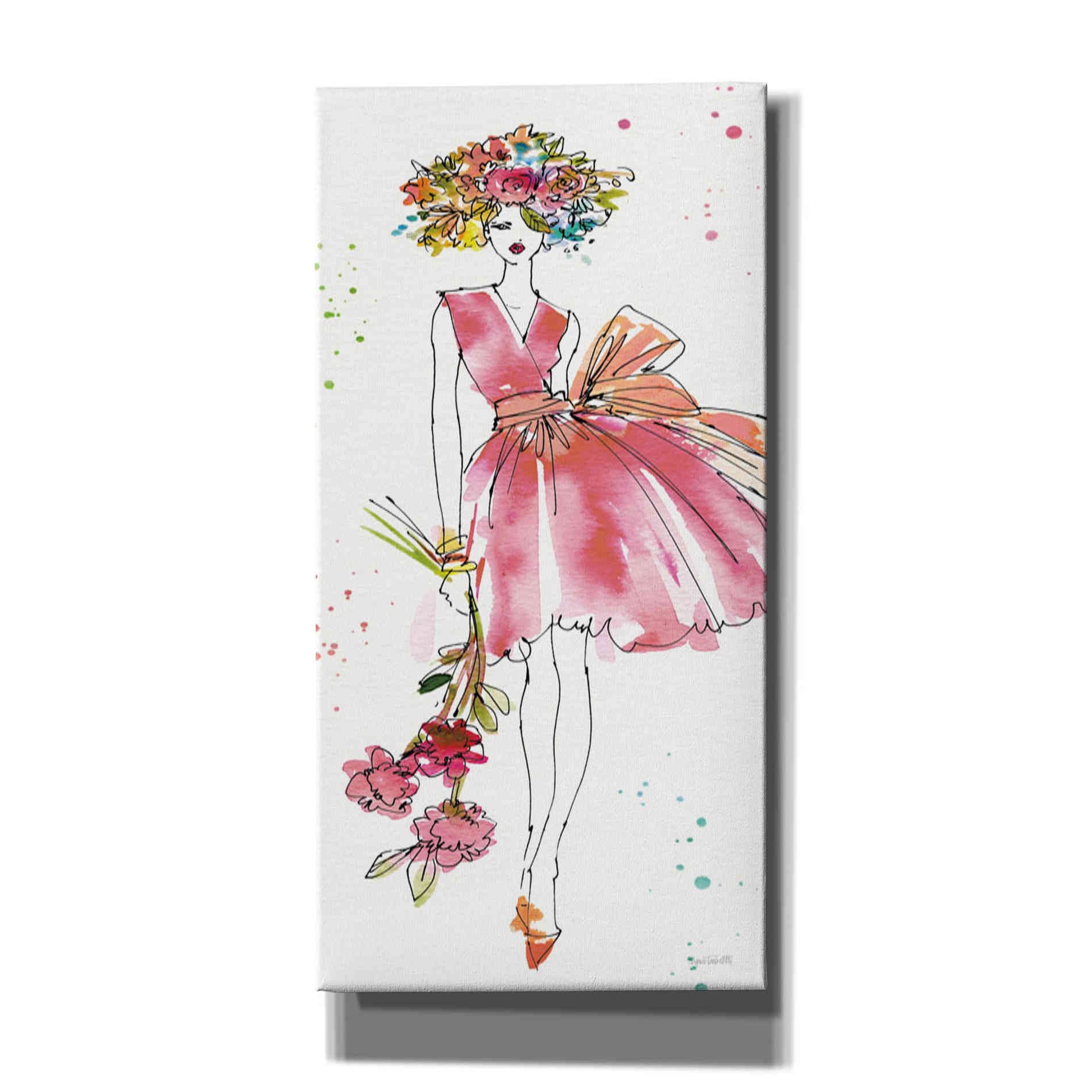 'Floral Figures V' by Anne Tavoletti, Canvas Wall Art