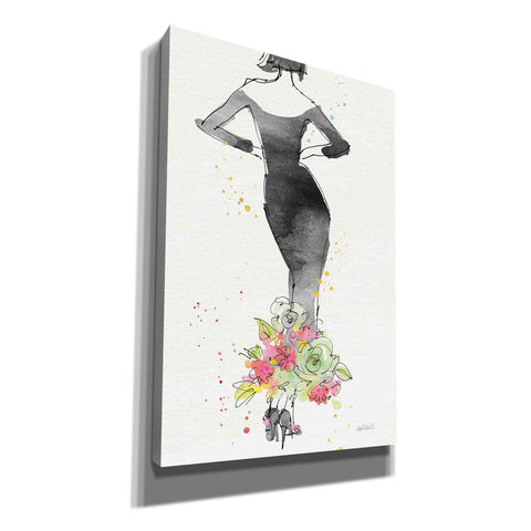 Image of 'Floral Fashion I' by Anne Tavoletti, Canvas Wall Art
