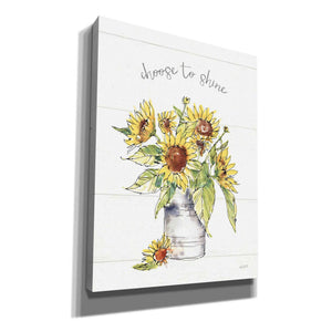 'Sunflower Fields I Crop' by Anne Tavoletti, Canvas Wall Art