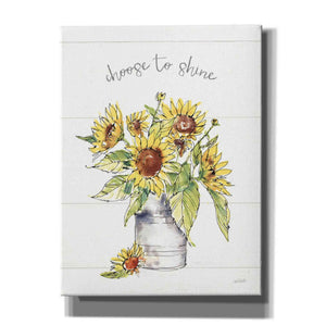 'Sunflower Fields I Crop' by Anne Tavoletti, Canvas Wall Art