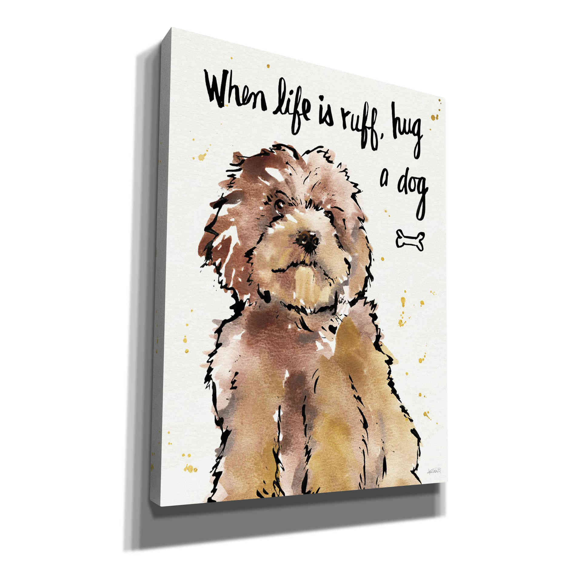 'Strike a Paws XIII' by Anne Tavoletti, Canvas Wall Art