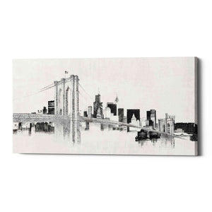 'Skyline Crossing Silver' by Avery Tillmon, Canvas Wall Art