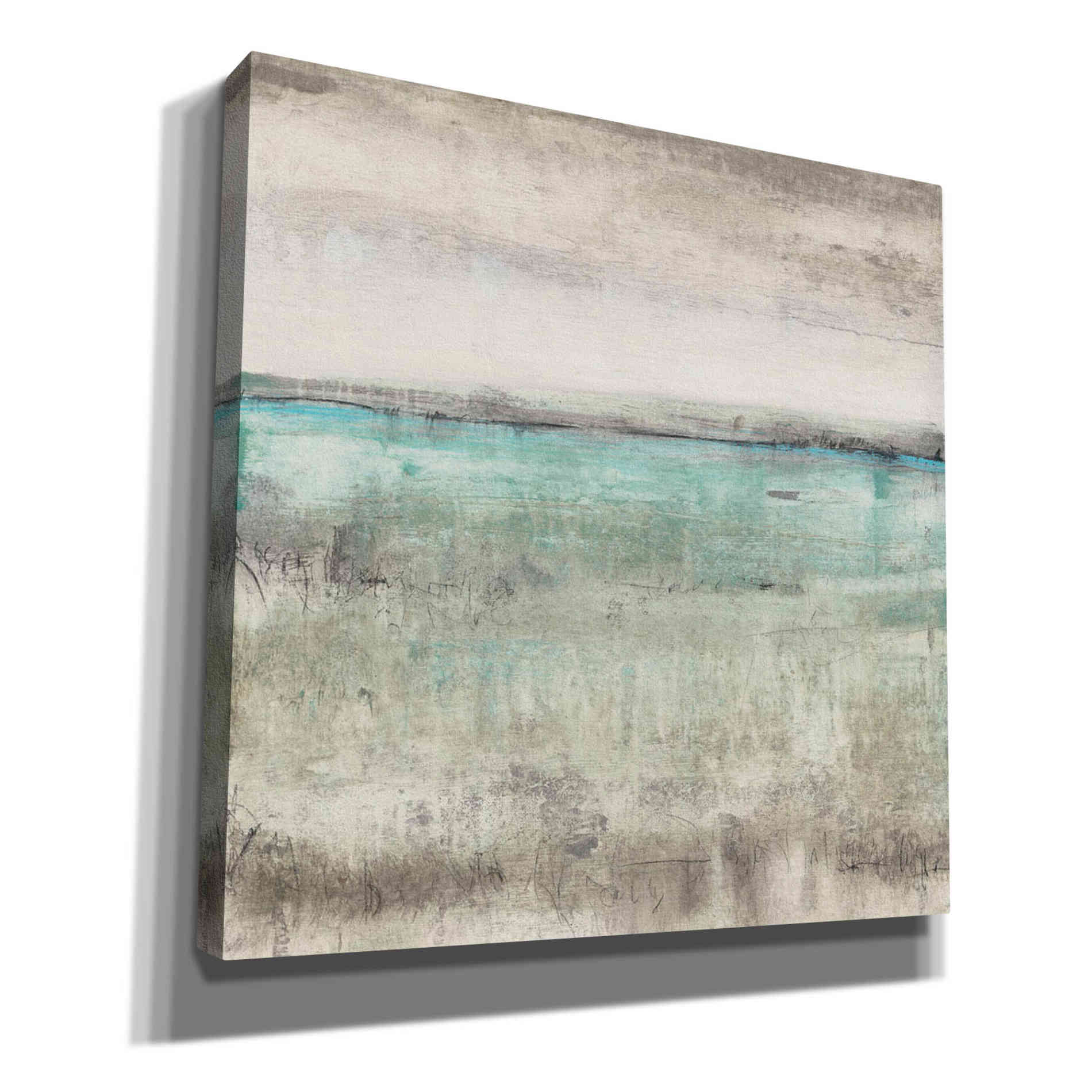 'Aqua Horizon II' by Tim OToole Canvas Wall Art
