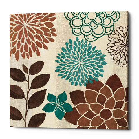 Image of 'Abstract Garden Blue I' by Veronique Charron, Canvas Wall Art