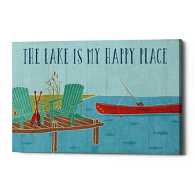'Lake Pals II' by Veronique Charron, Canvas Wall Art