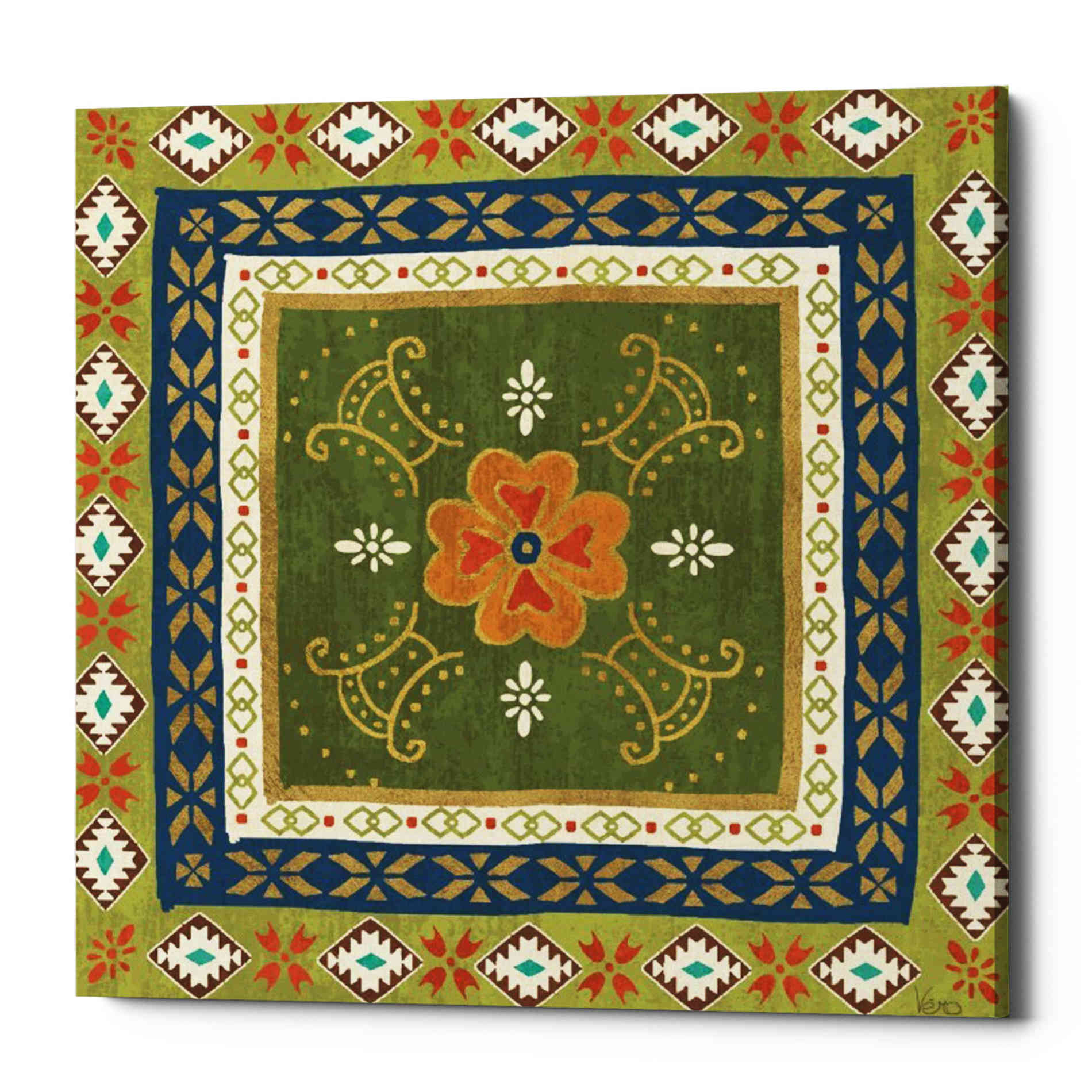 'Mexican Fiesta III' by Veronique Charron, Canvas Wall Art