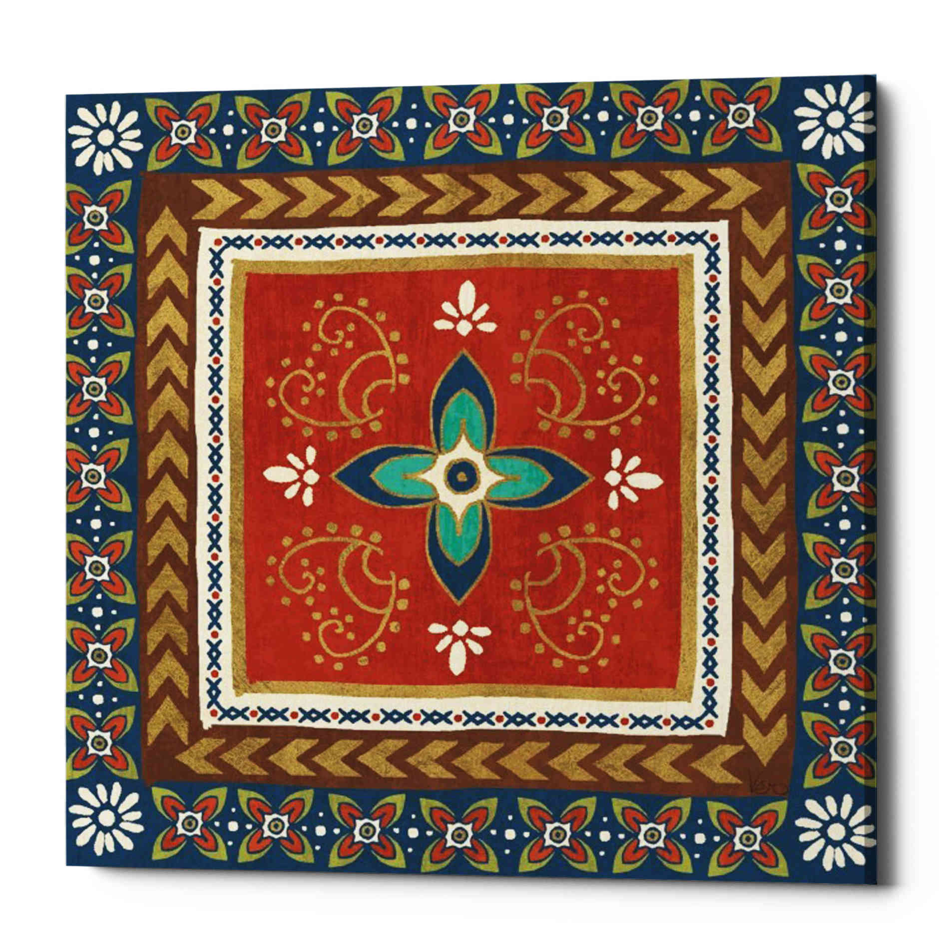 'Mexican Fiesta II' by Veronique Charron, Canvas Wall Art