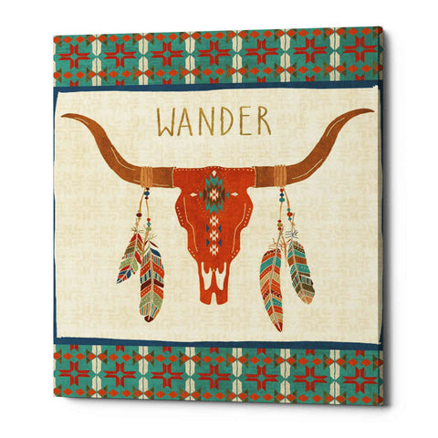 Image of 'Southwest at Heart I FLAG' by Veronique Charron, Canvas Wall Art