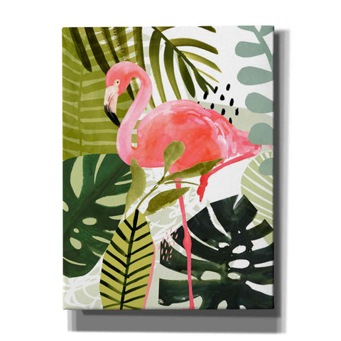 Image of 'Flamingo Forest I' by Victoria Borges Canvas Wall Art