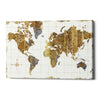 'Gilded Map' by Wild Apple Portfolio, Canvas Wall Art