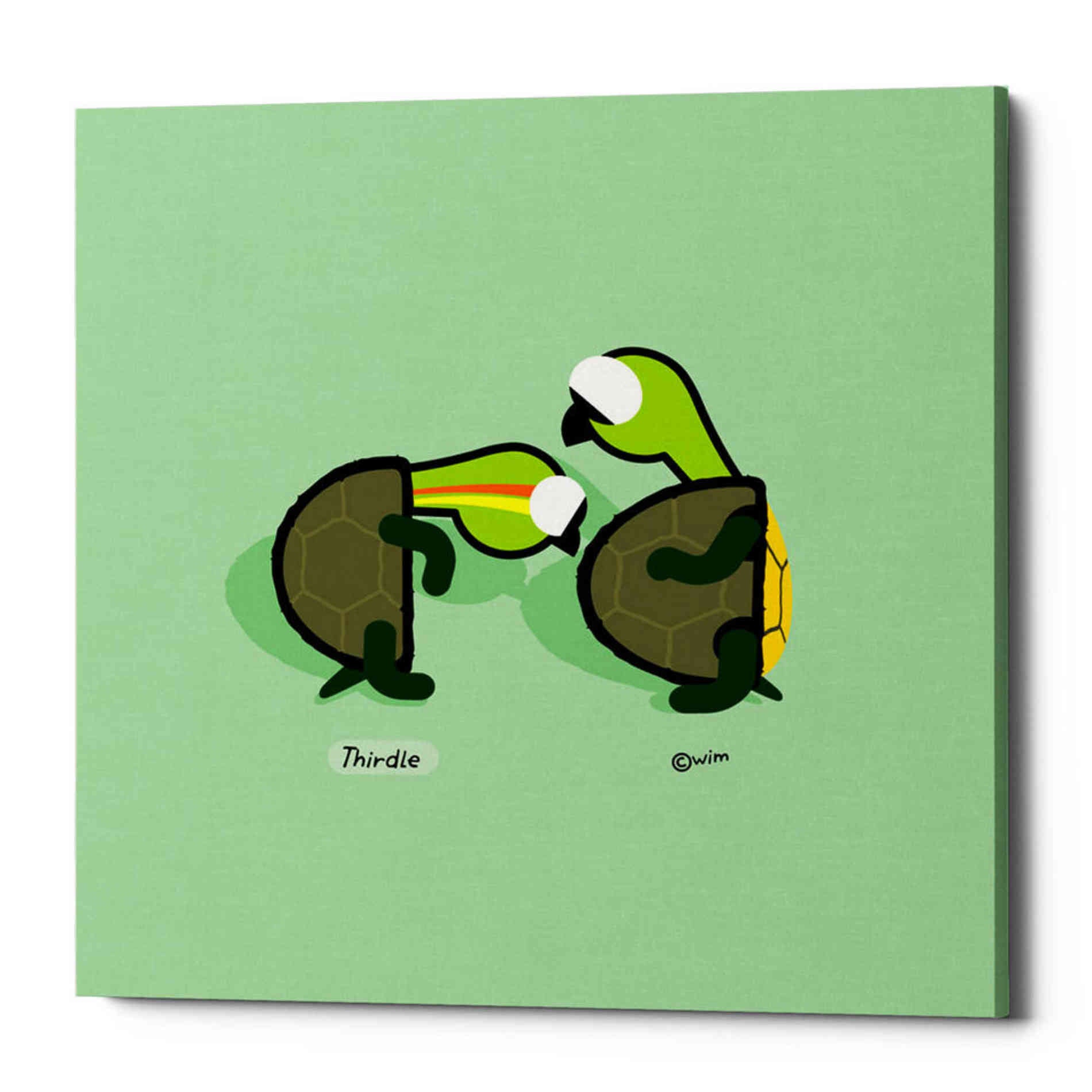 'Thirdle' by Chuck Wimmer, Canvas Wall Art