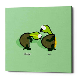 'Thirdle' by Chuck Wimmer, Canvas Wall Art