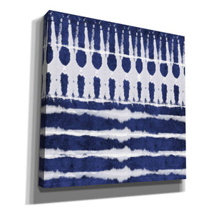 'Blue Shibori A' by Linda Woods, Canvas Wall Art