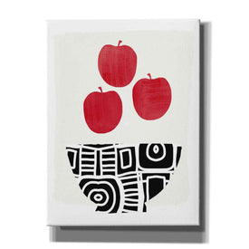 'Bowl of Apples' by Linda Woods, Canvas Wall Art