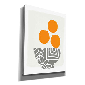 'Bowl of Oranges' by Linda Woods, Canvas Wall Art