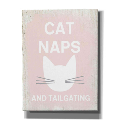 Image of 'Cat Naps And Tailgating' by Linda Woods, Canvas Wall Art