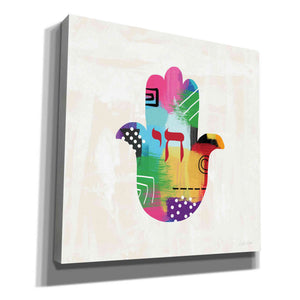 'Chai Hamsa' by Linda Woods, Canvas Wall Art