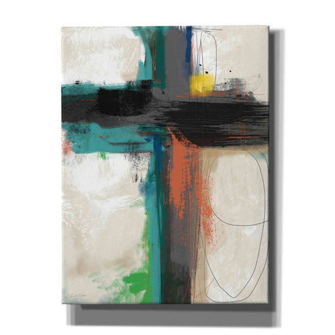 Image of 'Contemporary Cross II' by Linda Woods, Canvas Wall Art