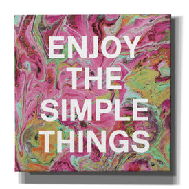 'Enjoy The Simple Things' by Linda Woods, Canvas Wall Art