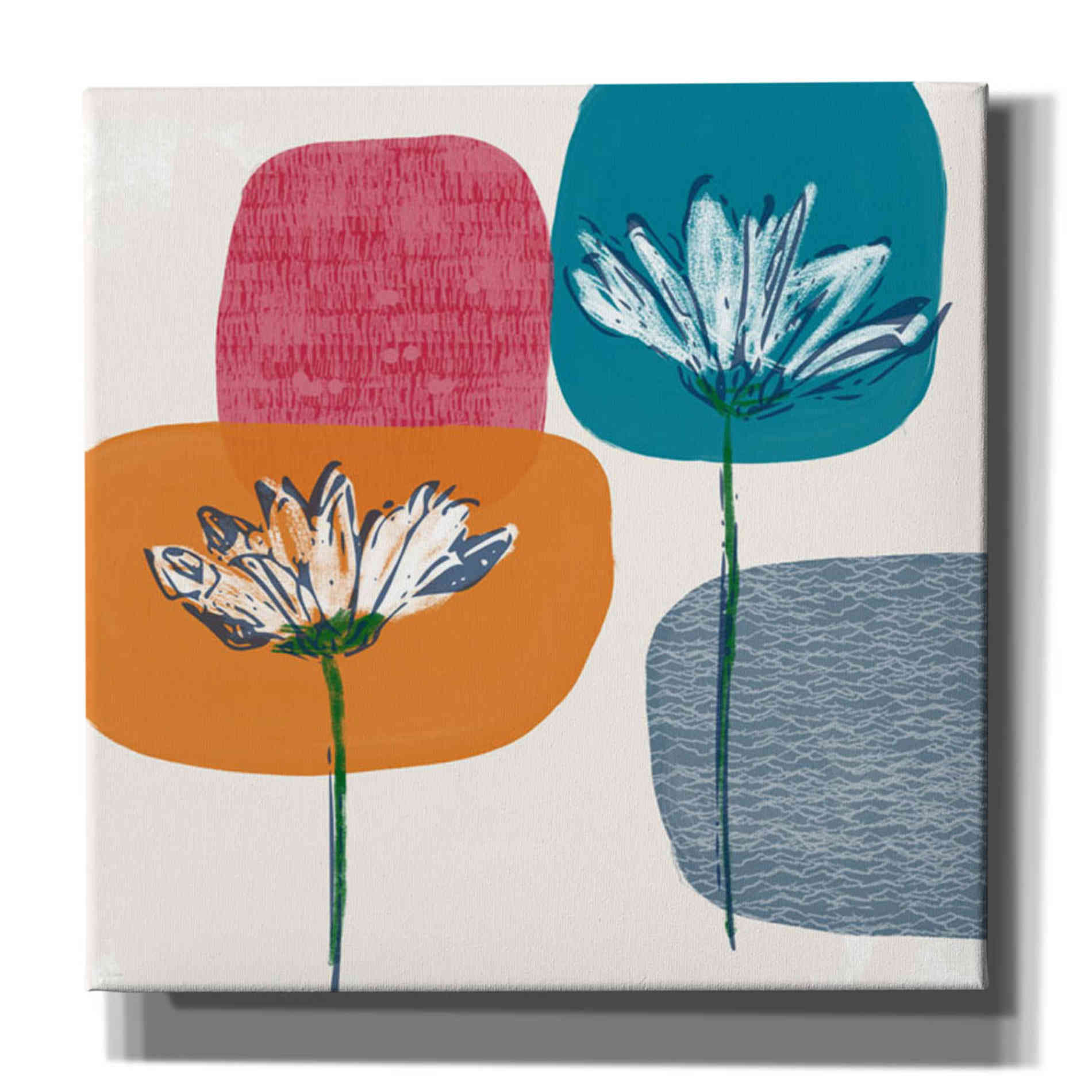'Fall Floral I' by Linda Woods, Canvas Wall Art
