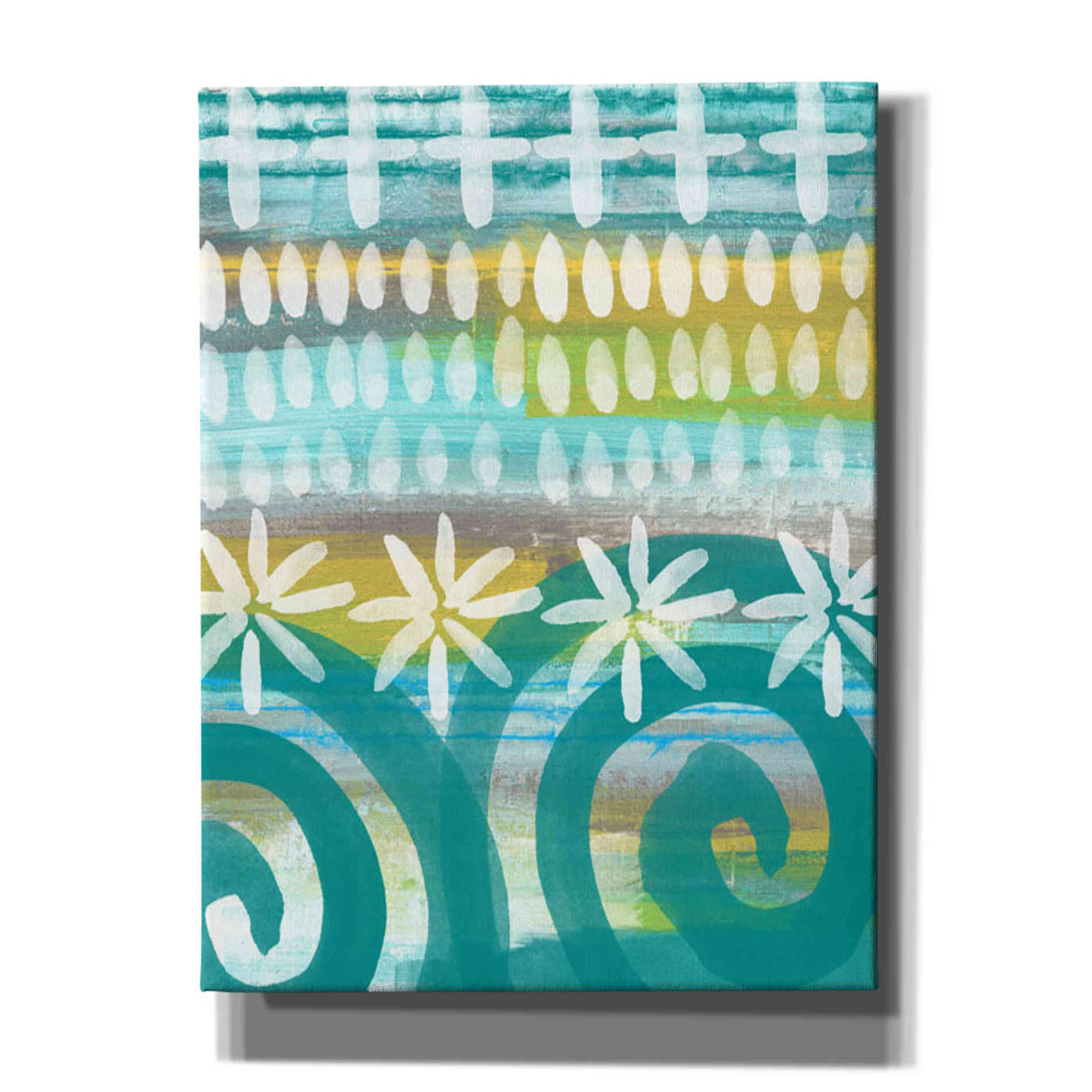 'Fiesta II' by Linda Woods, Canvas Wall Art