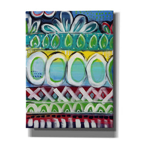 'Fiesta I' by Linda Woods, Canvas Wall Art