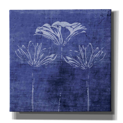 Image of 'Indigo Wild Flowers' by Linda Woods, Canvas Wall Art