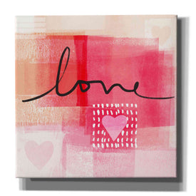 'Love I' by Linda Woods, Canvas Wall Art