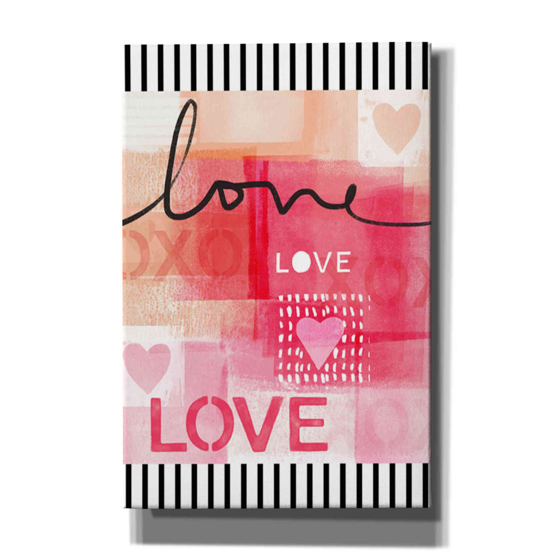 'Love Vertical' by Linda Woods, Canvas Wall Art