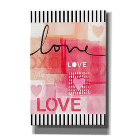 'Love Vertical' by Linda Woods, Canvas Wall Art