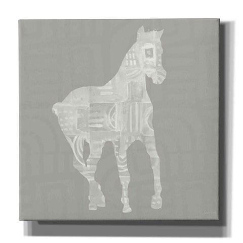 Image of 'Modern Farm Horse III' by Linda Woods, Canvas Wall Art