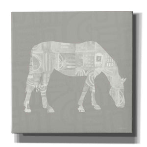 'Modern Farm Horse II' by Linda Woods, Canvas Wall Art