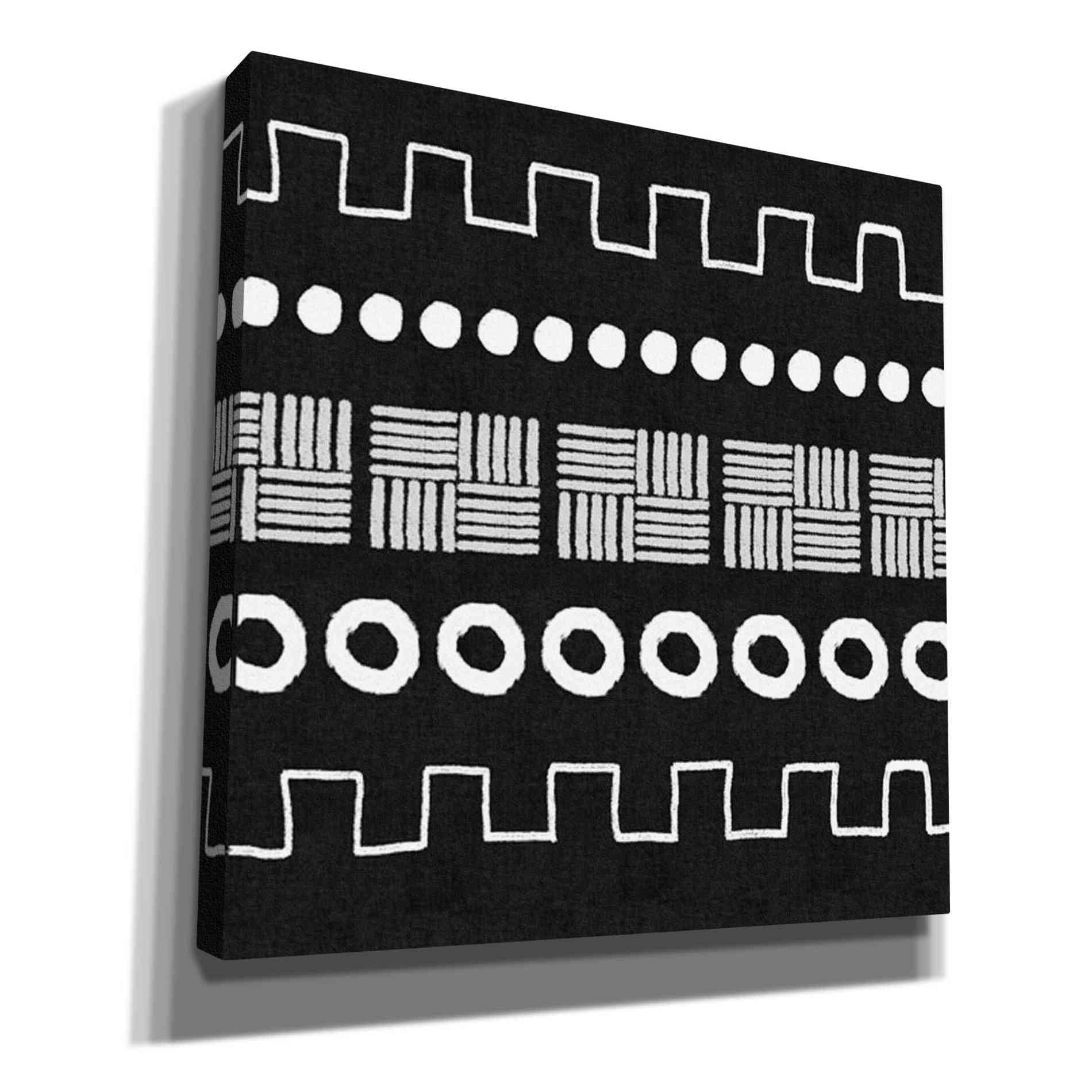 'Mud Cloth IV' by Linda Woods, Canvas Wall Art